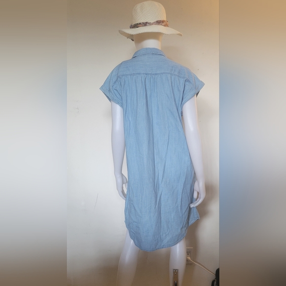 OLD NAVY DENIM DRESS LARGE - Picture 2 of 9